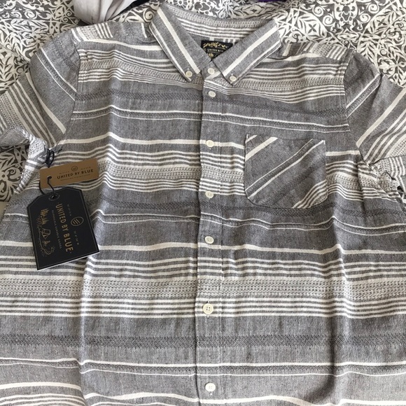 United by Blue Other - Men's ridge runner stripe shirt 
Grey M